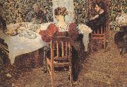 Edouard Vuillard Vial home after lunch painting